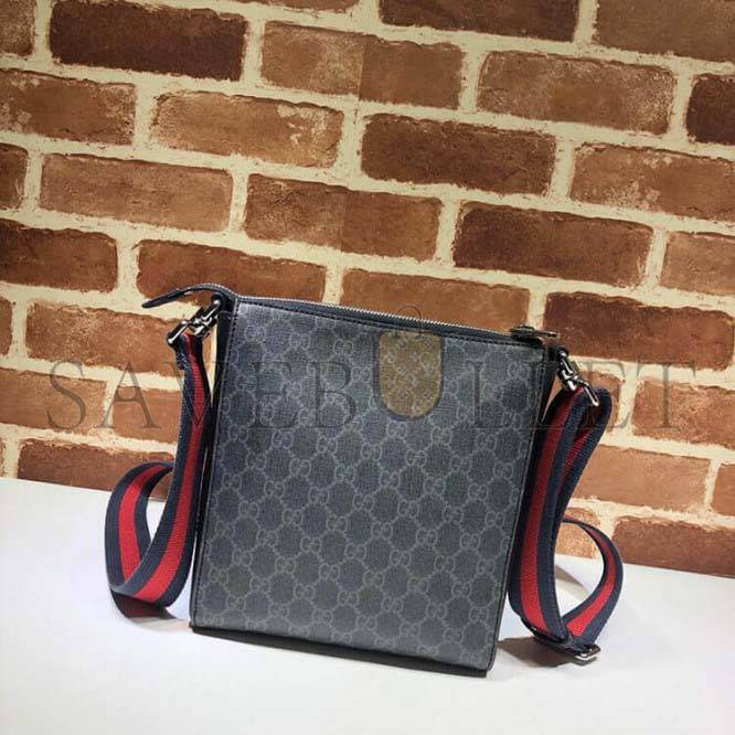 GUCCI BLACK SMALL MESSENGER BAG 523599 (23.5*21*4.5cm) GUCCI BLACK SMALL MESSENGER BAG 523599 (23.5*21*4.5cm)